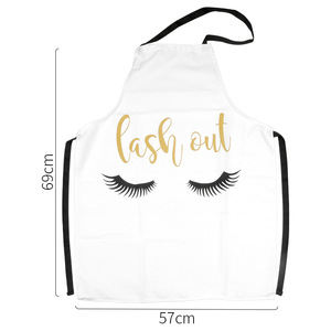 Embroidered Apron For Eyelash Artist